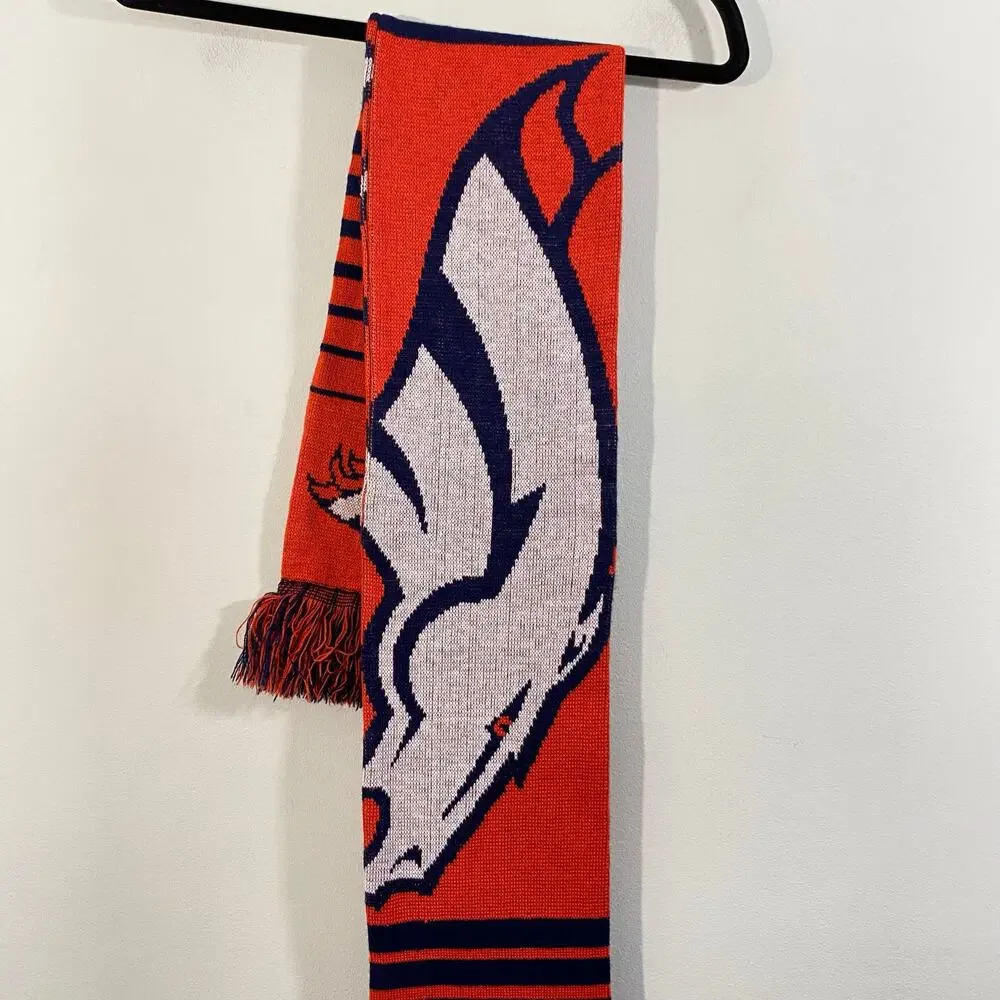 Forever Collectibles NFL Denver Broncos Orange Big Logo Scarf